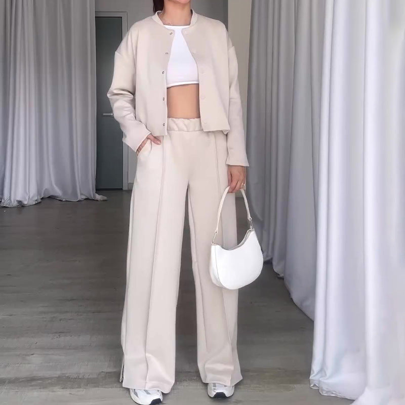 Women's Fashion Button Loose Outfit