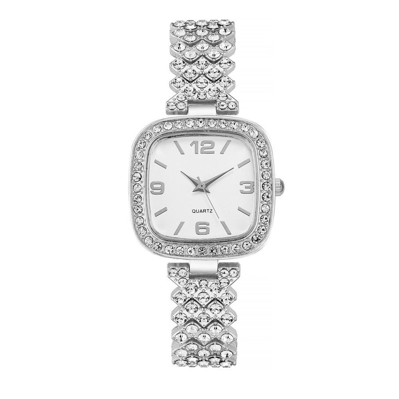 Small Square Watch Diamond Women's Bracelet Luxury Fashion Gift Box