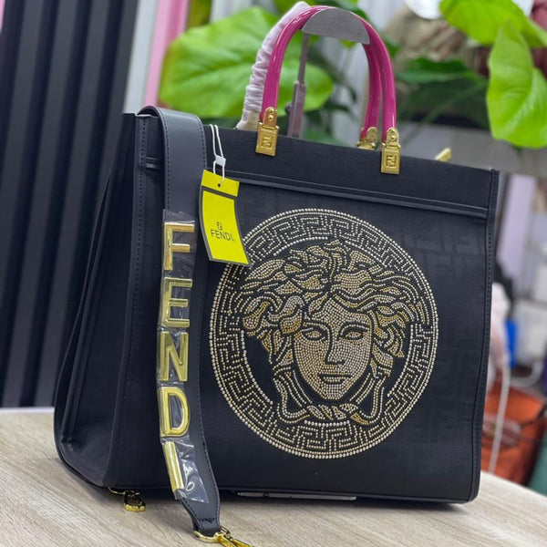 Fendi Luxury Women’s Tote Bag Premium Designer Handbag Elegant Monogram Fashion Bag